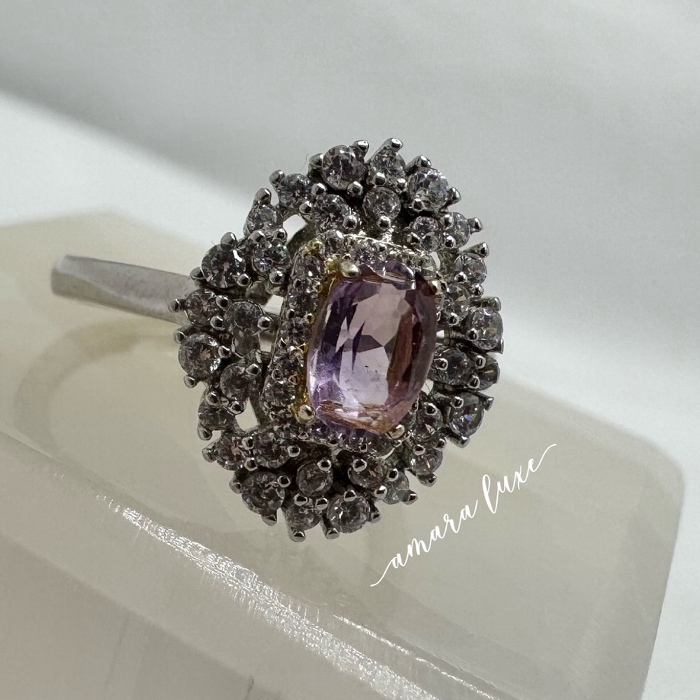 Amethyst Adjustable Ring - image 4